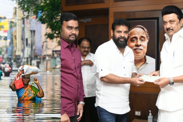  Ameer: Director Ameer gave RS.10 lakh to Chief Minister Stalin as Michaung relief fund