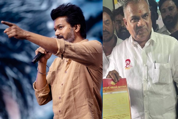 Vijay Makkal Iyakkam general secretary Bussy Anand meets Press after Vizhupuram meet Vijay Makkal Iyakkam general secretary Bussy Anand meets Press after Vizhupuram meet