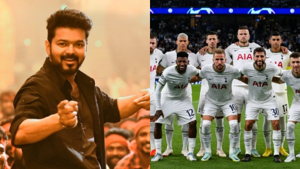 Leo Movie Naa Readydhan Lyrics put in Tottenham Hotspur Football Team Facebook Page