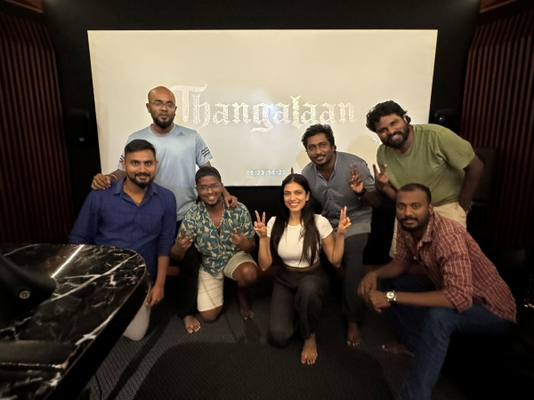 Malavika Mohanan shares Thangalaan dubbing video