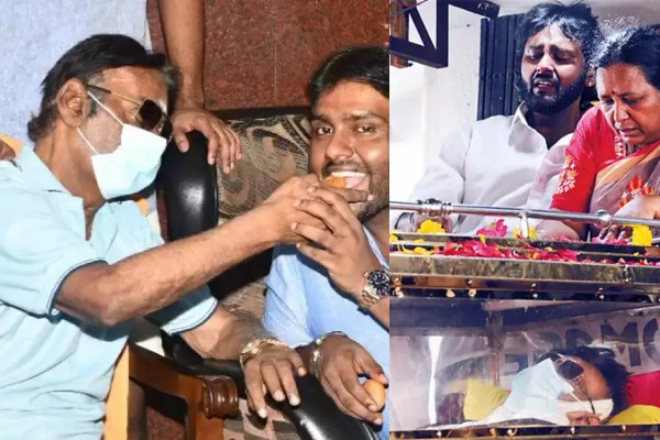 Vijaya Prabhakaran crying fully at Vijayakanth funeral march 