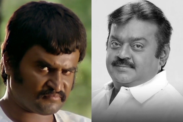  Vijayakanth: Vijayakanth refused to play the villain for Rajinikanth in Murattu Kaalai