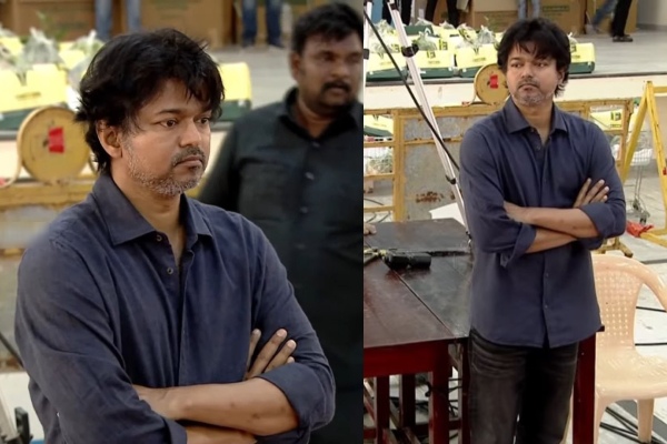 Vijay slightly slipped due to some VMI persons pushed him