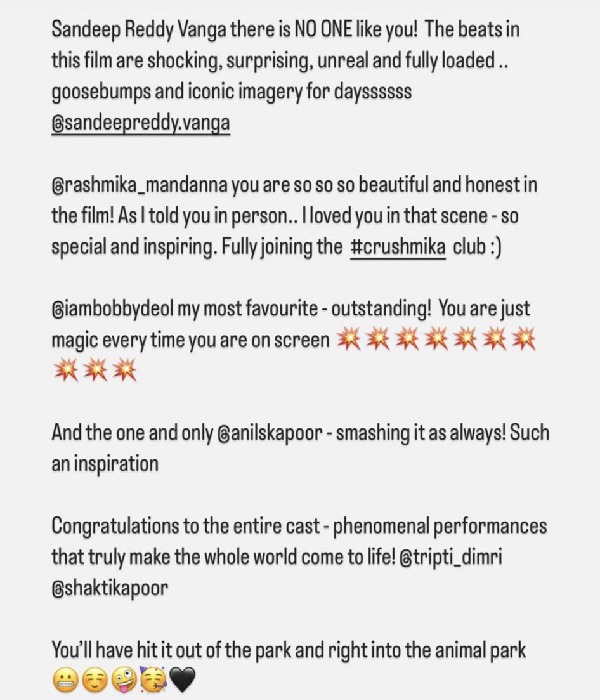 Alia Bhatt says i also joined Crushmika club after watching Animal