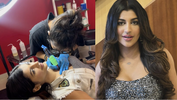 actress yashika anand new tattoo trending on social media