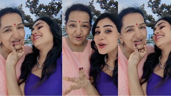 Actor Vijays mother Shoba chandrasekars new reels video impressed fans