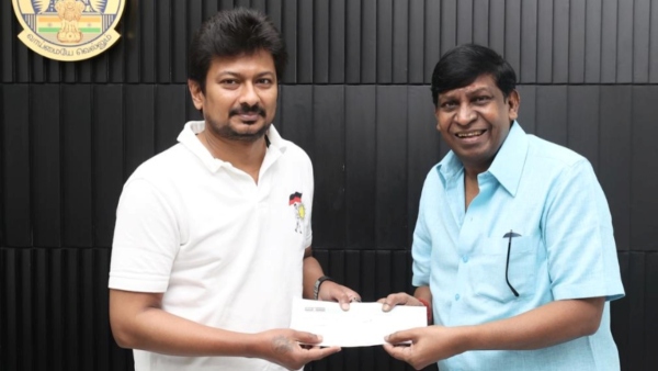 Vadivelu donates 6 lakhs to Michaung flood relief CM Fund Vadivelu donates 6 lakhs to Michaung flood relief CM Fund