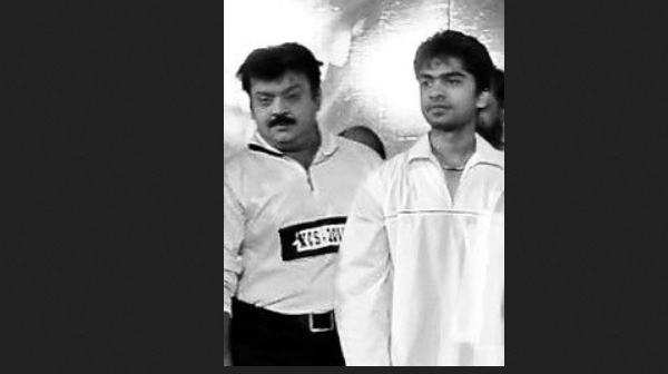 Simbu, SJ Surya & Simram condolence about Vijayakanth death