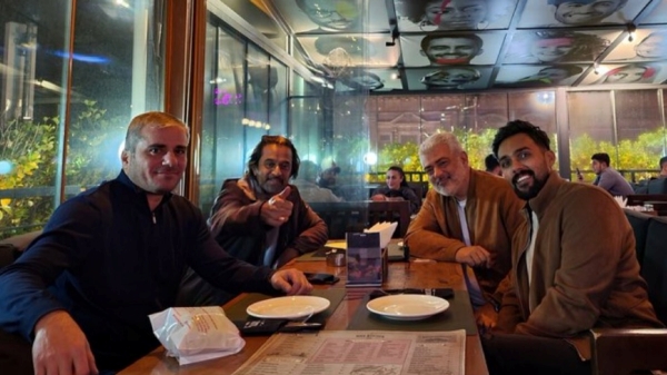  Ajith: Arjun and Aaravs dinner photo with Ajith is trending