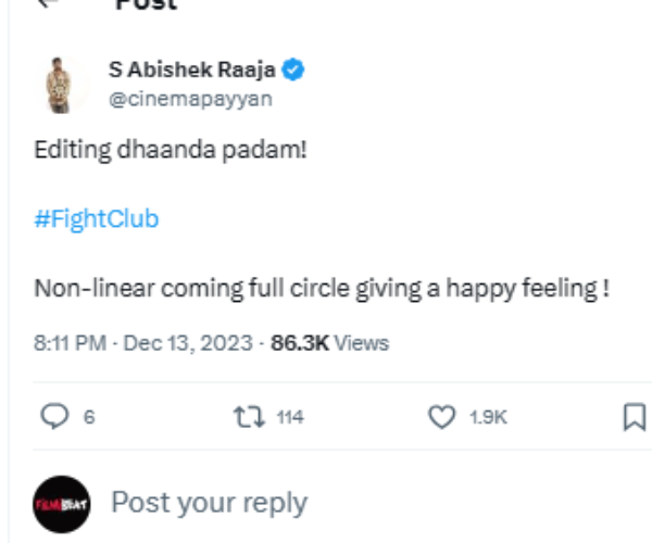 Fight Club Twitter Review in Tamil 