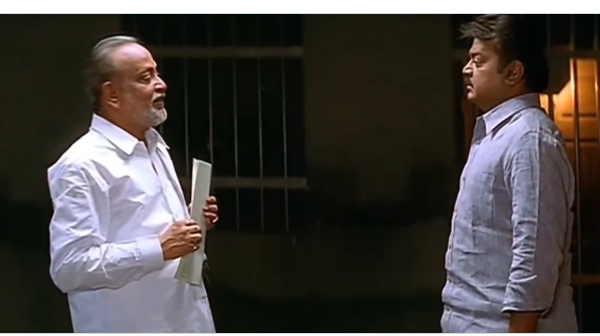 Vijayakanths Ramana movie great leader climax scene goes trending