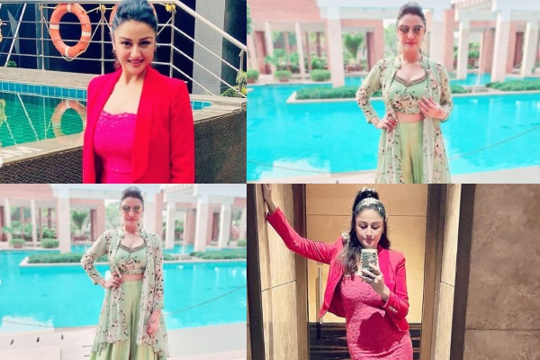 Sonia Agarwal shares her latest swimming pool photos