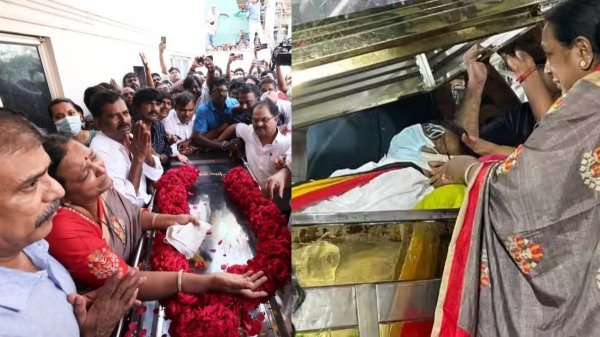 Vijayakanths Funeral will be held in Chennai this evening 