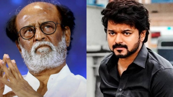 Rajini and Vijay fans fight will resume with the title of GOAT Rajini and Vijay fans fight will resume with the title of GOAT