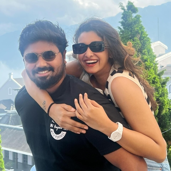 actress priya bhavani shankar birthday wish to her lover rajavel