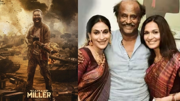 Dhanush attacked Aishwarya with his speech in Captain Miller Audio Launch 