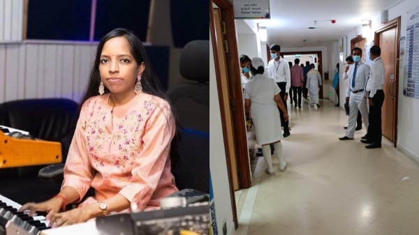 Ilayaraja visits Srilankan hospital to receive her daughter Bhavatharini body 