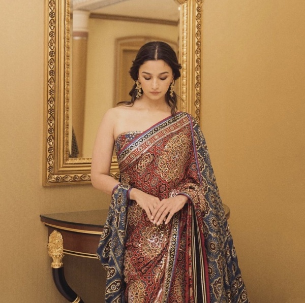 Alia Bhatt wears Ramayan themed saree for her Ayodhya Ram Temple visit