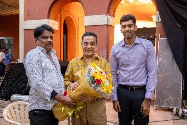  Thug Life: Kamal and Mani Ratnam in Thug Life shooting spot... Photos are Trending on Twitter