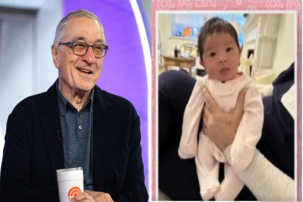 Robert De Niro shares her 7th child photo and happy to fathering at 80 years Robert De Niro shares her 7th child photo and happy to fathering at 80 years