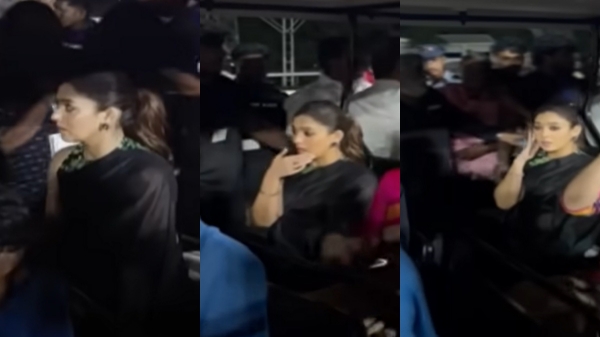 Actress Nayanthara got angry in Kalaigner 100 event Actress Nayanthara got angry in Kalaigner 100 event