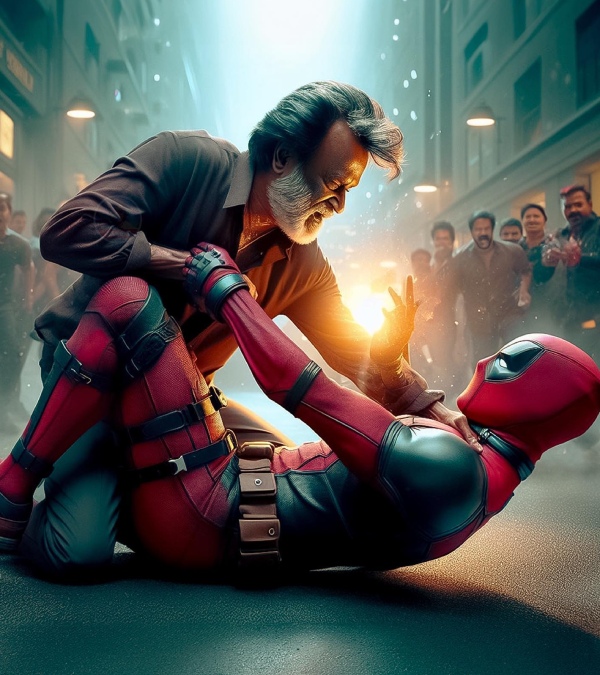  Rajini: Rajini clashing with Hollywood super heroes... Thalaivars AI photos are trending