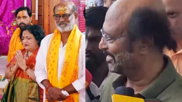 Actor Rajinikanth Returns from Ayodhya and spoke about the even in chennai airport