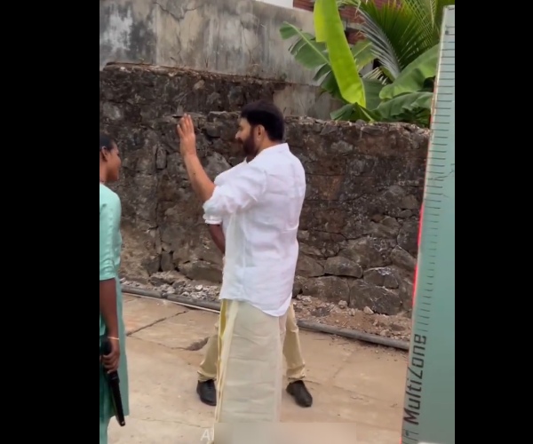 Mammootty and Mohanlal undergoes security check at Suresh Gopi daughter wedding video goes trending
