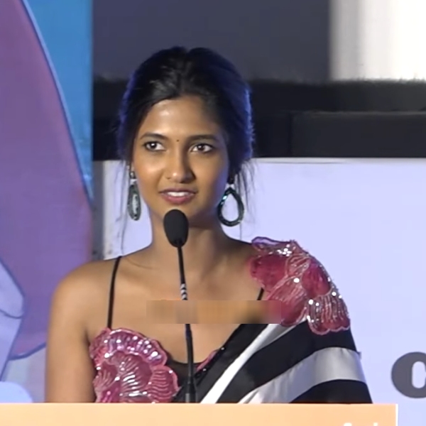 Keerthi Pandian sings Ravana Kulame song at Blue Star Audio launch