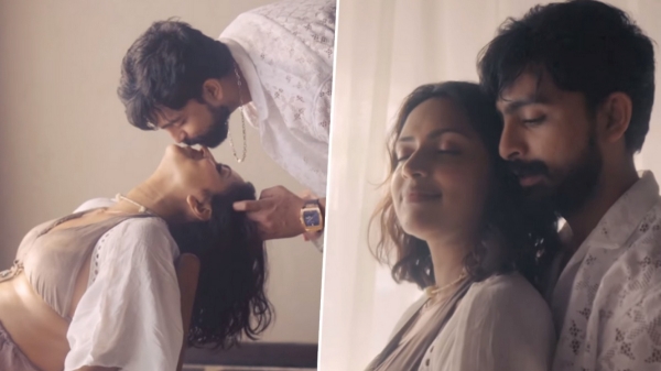Amala Paul shares her baby bump video and her hubby shares romantic kisses