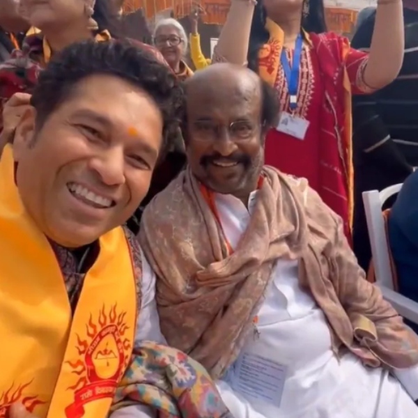 Actor dhanush at ayodhya ram temple video trending on social media 