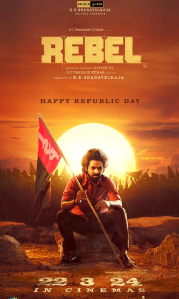 Actor GV Prakash announced his Rebel movie release date