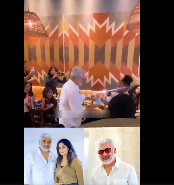 Ajith Kumar dance with a foreign girl at Dubai video goes trending
