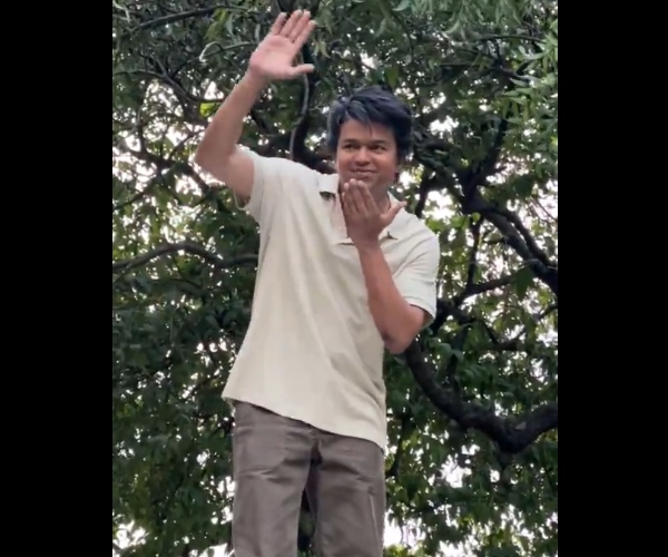 Vijay: Vijay GOAT shooting spot Video is Trending on Social Media Vijay: Vijay GOAT shooting spot Video is Trending on Social Media