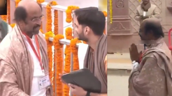 Actor Rajinikanth participates Ayodhya Ram temple inauguration