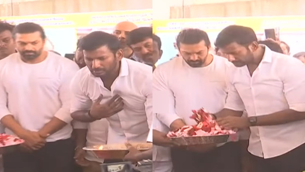 Vishal visits Vijayakanth burial place and asks sorry to not attend the funeral