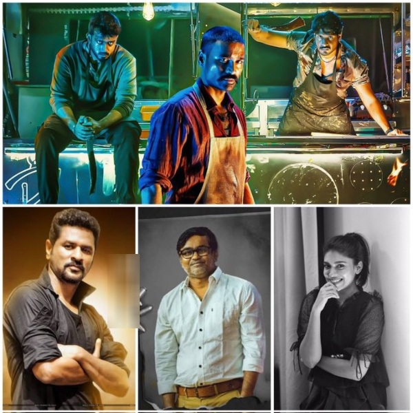 Actor Prabhu deva Choreographed Dhanushs Raayan movie for one song