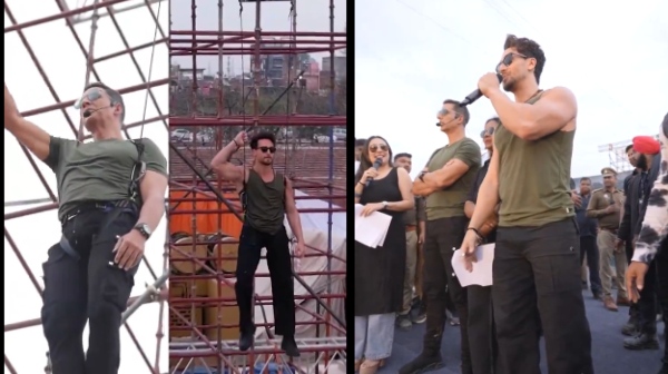 Akshay Kumar And Tiger Shroff Shows their Stunts Infront of 1000 peoples 