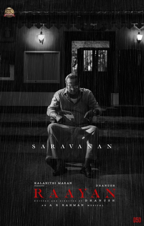 Director Dhanush revealed Actor Saravanans character poster today