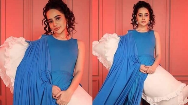 Hindi bigg boss famous urfi javed latest pillow dress video trending in social media 