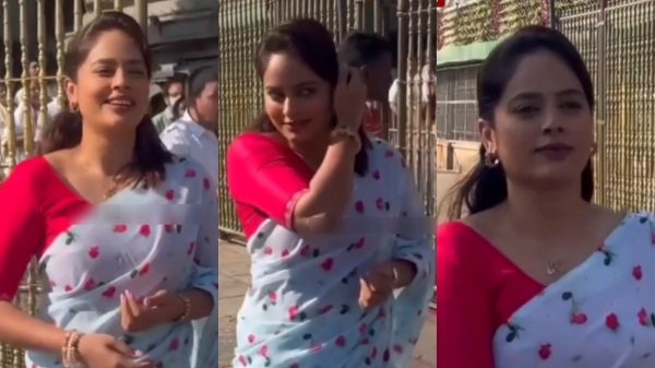 Actress Nandita Swetha Visit Tirupati venkateswara temple