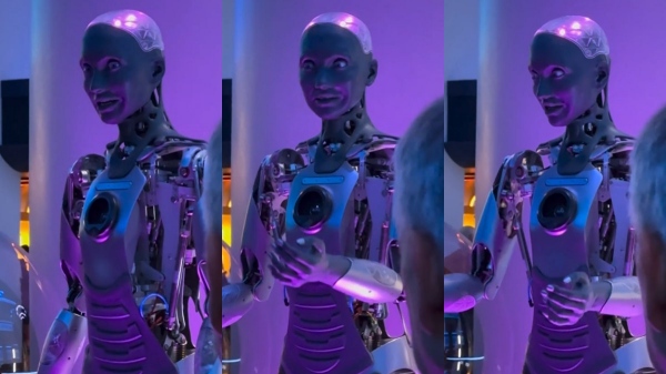 AR Rahman took a video of the robot talking to humans and shared it on his Instagram 