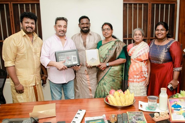Robo Shankar invites Kamal Haasan to Vijay Sethupathi for her daughter Indraja Shankar marriage