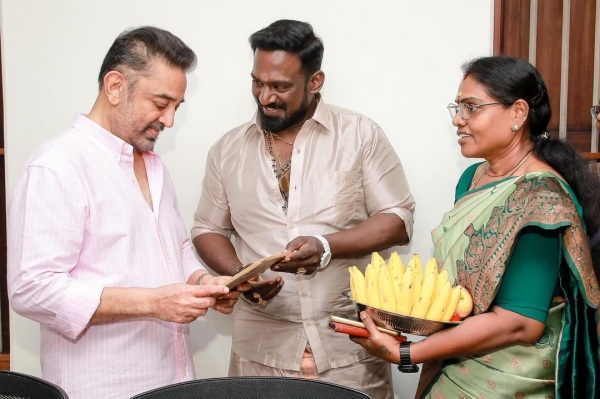Robo Shankar invites Kamal Haasan to Vijay Sethupathi for her daughter Indraja Shankar marriage