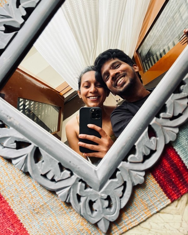 Sanchana Natarajan introduces her lover on Valentines Day 