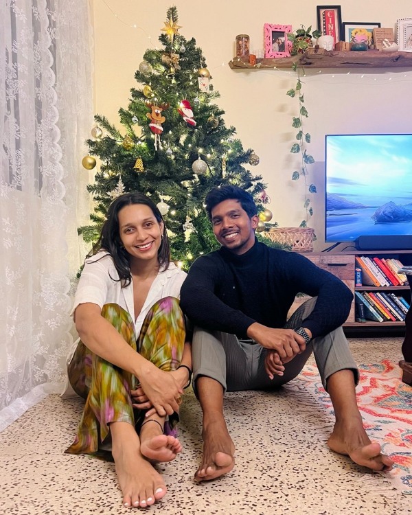 Sanchana Natarajan introduces her lover on Valentines Day 