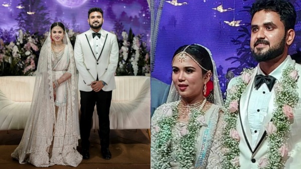 Saattai movie hero Yuvan marries Sameera pics trending now