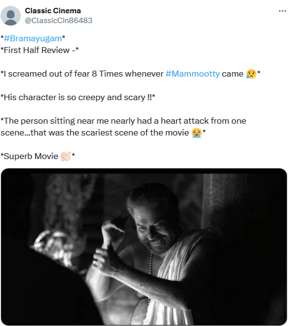 Bramayugam Review: Twitter fans wonder after watching Mammoottys outstanding performance