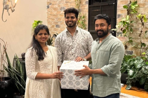 Suriya: Suriya and Sivakumar Conveyed their wishes for KV Anand s Daughter wedding Suriya: Suriya and Sivakumar Conveyed their wishes for KV Anand s Daughter wedding