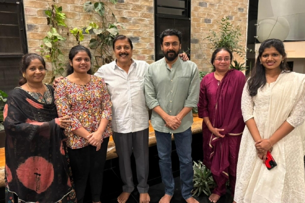 Suriya: Suriya and Sivakumar Conveyed their wishes for KV Anand s Daughter wedding Suriya: Suriya and Sivakumar Conveyed their wishes for KV Anand s Daughter wedding